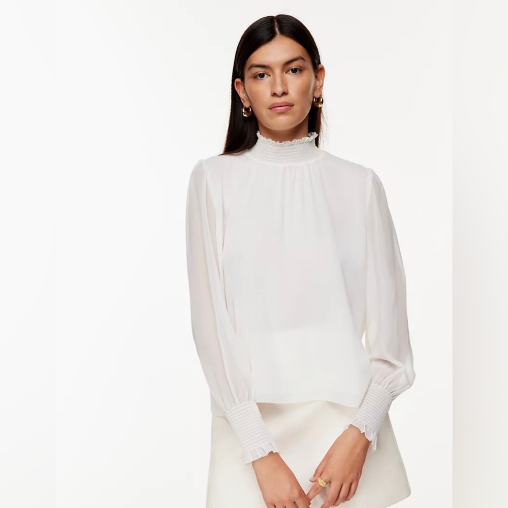 Aritzia Wilfred White Blouse